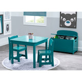 Delta Children MySize Kids Wood Table and Chair Set – Teal